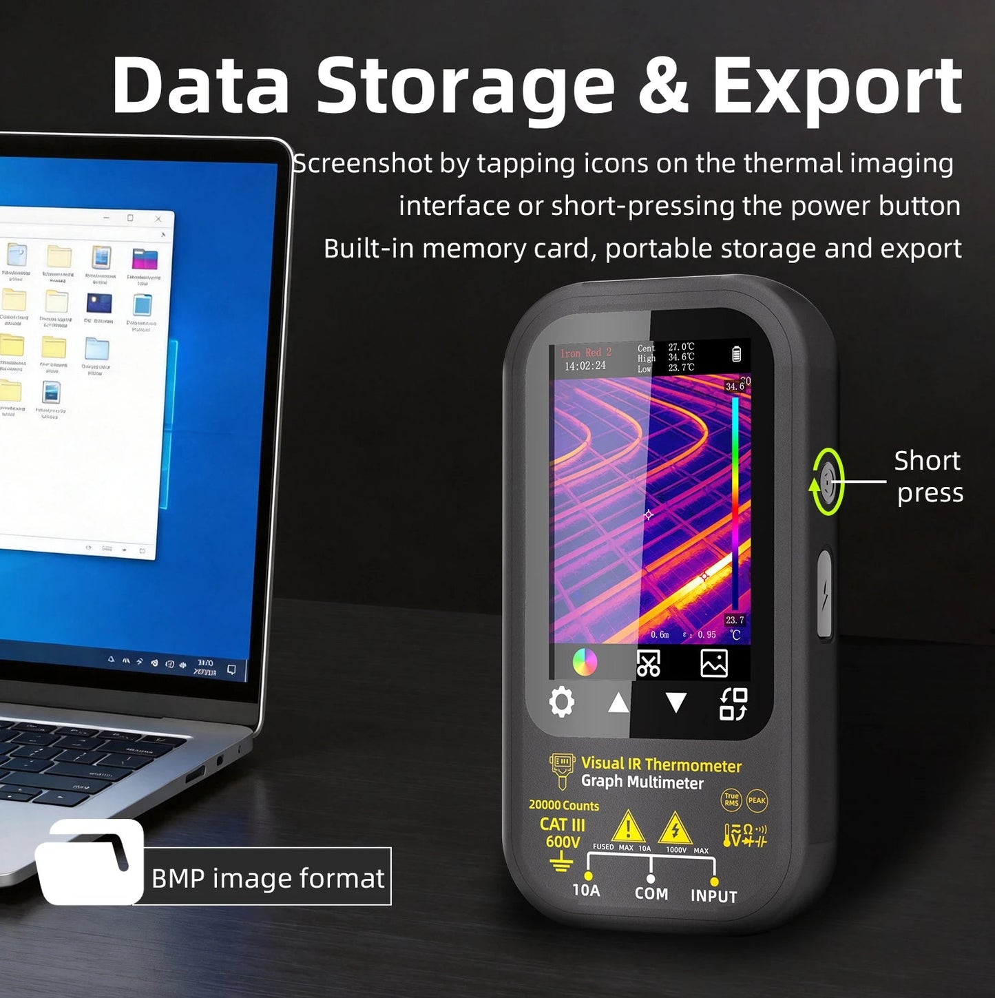 2-in-1 Thermal Imager & Digital Multimeter