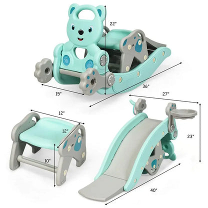 ⏰Limited-Time Sale⚡Flip In 1 Minute! Switch Rocking Horse To Slide In Seconds