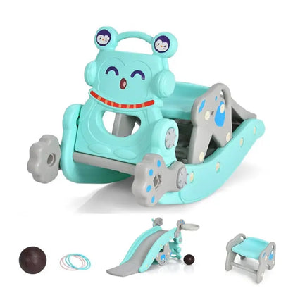⏰Limited-Time Sale⚡Flip In 1 Minute! Switch Rocking Horse To Slide In Seconds